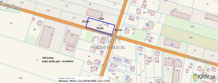 Warszawa, Włochy/Opacz Wielka, ul. Jutrzenki, Działki  na sprzedaż, 