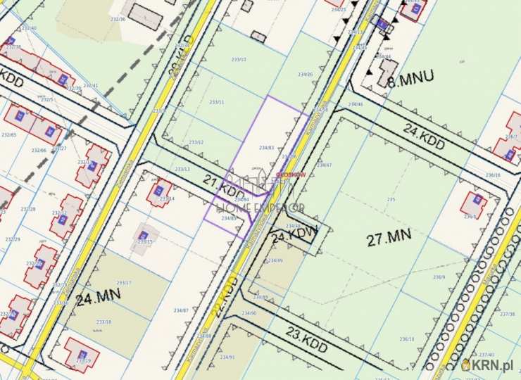 Działki  na sprzedaż, Głosków, Głosków-Zielone, ul. Karmazynowa, 