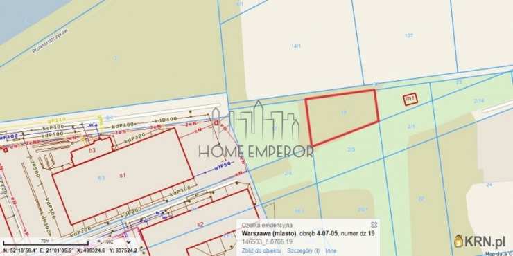 Działki  na sprzedaż, Warszawa, Białołęka/Żerań, ul. Szlachecka, 
