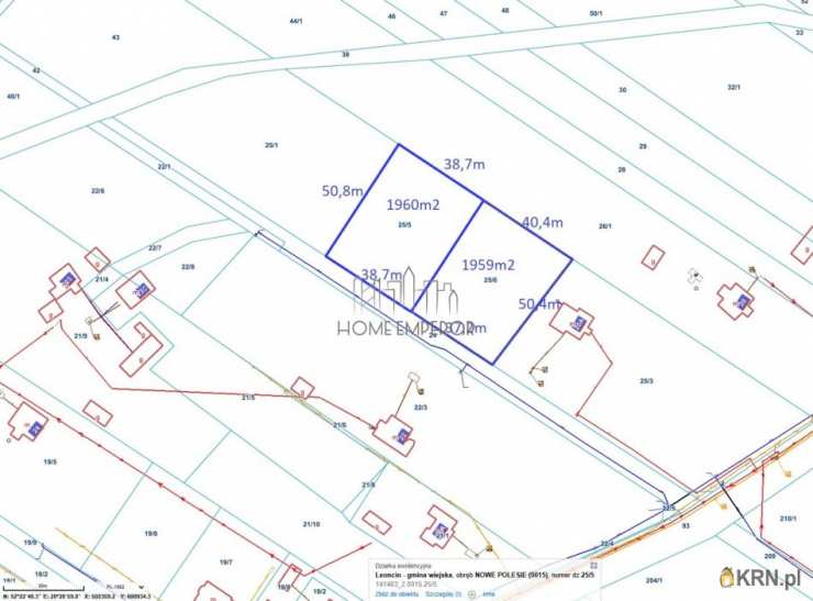 Działki  na sprzedaż, Nowe Polesie, ul. , 