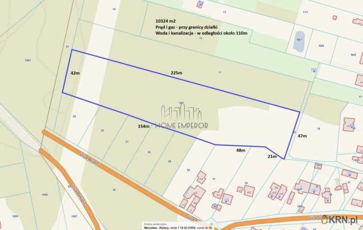 Działki  na sprzedaż, Warszawa, Bielany, ul. Estrady, 