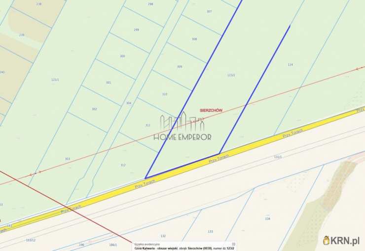 Działki  na sprzedaż, , Sierzchów, ul. 