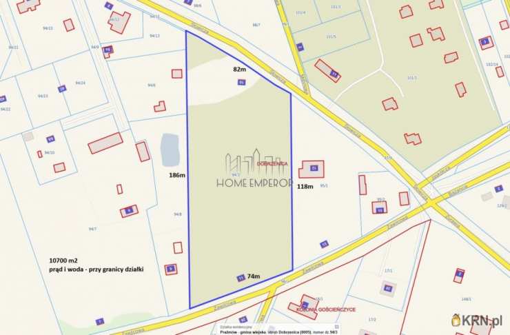 Działki  na sprzedaż, , Dobrzenica, ul. Słowicza