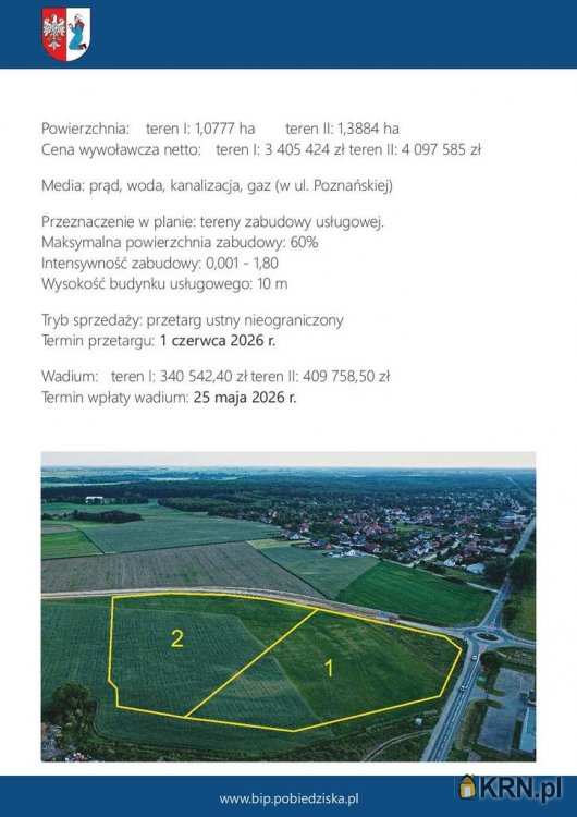 , Pobiedziska, ul. , Działki  na sprzedaż