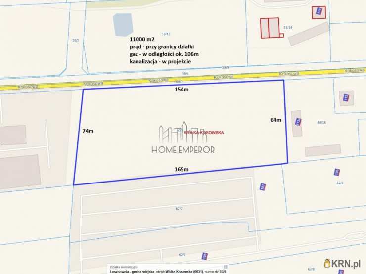 Działki  na sprzedaż, , Wólka Kosowska, ul. 