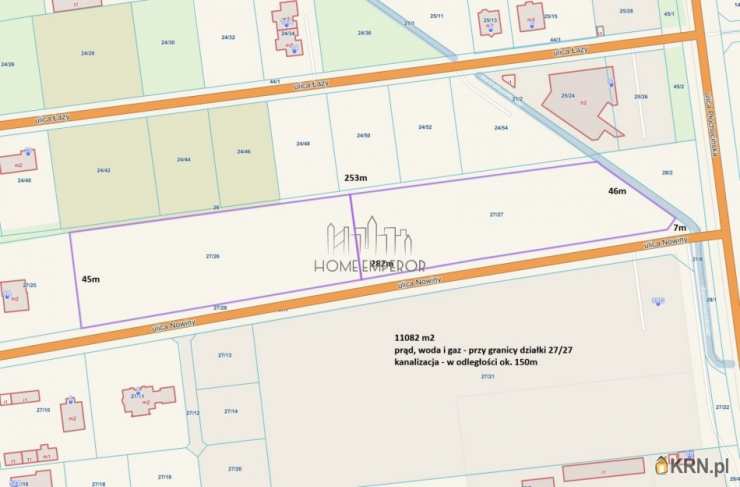 Działki  na sprzedaż, , Warszawa, Białołęka/Szamocin, ul. Nowiny