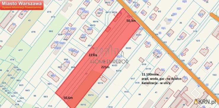 , Warszawa, Białołęka, ul. Czeremchowa, Działki  na sprzedaż