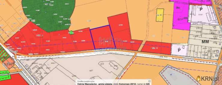 Działki  na sprzedaż, Komorowo, Komorowo-Wodociąg, ul. Mazowiecka, 