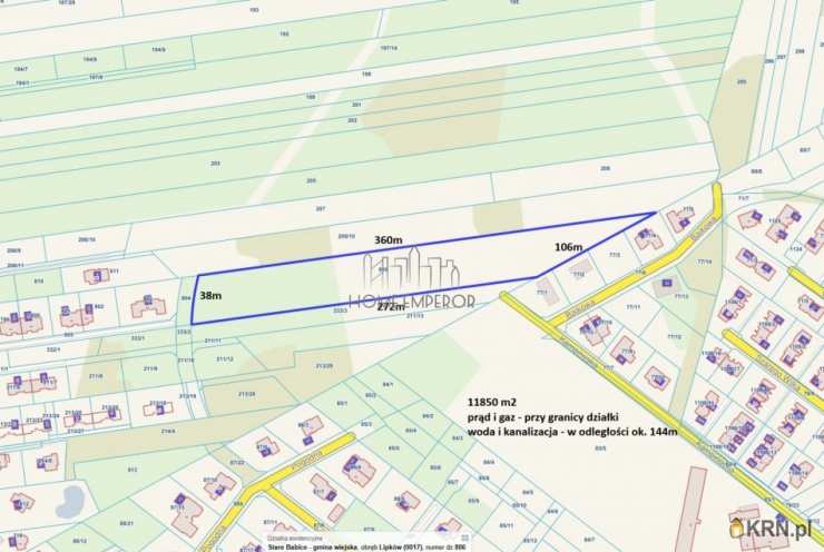 Lipków, ul. I. Mościckiego, Działki  na sprzedaż, 