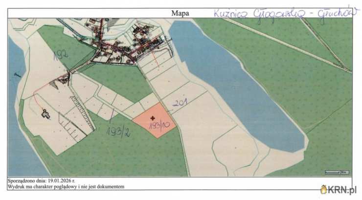 Działki  na sprzedaż, Kuźnica Głogowska, ul. , 