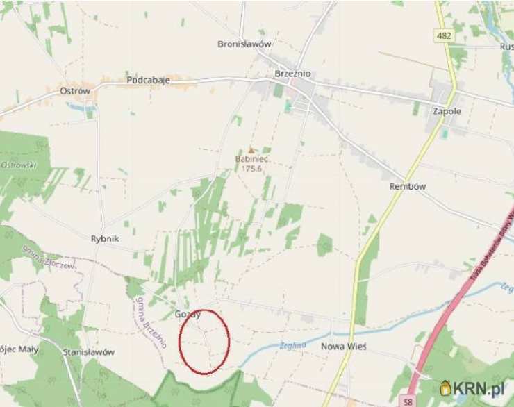 Gozdy, ul. , Działki  na sprzedaż, 