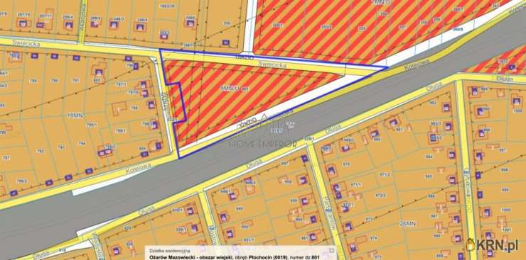 Działki  na sprzedaż, Płochocin, Płochocin-Osiedle, ul. Święcicka, 