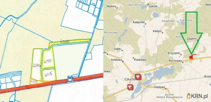 Działki  na sprzedaż, Rychnowy, ul. , 