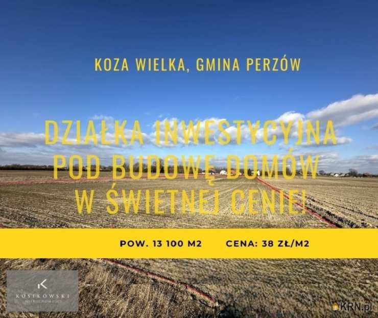 Działki  na sprzedaż, Koza Wielka, ul. , 
