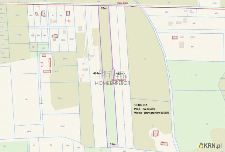 Działki  na sprzedaż, , Nowe Racibory, ul. Graniczna