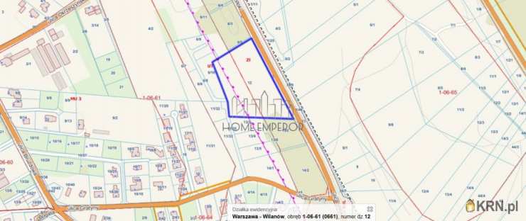 Działki  na sprzedaż, Warszawa, Wilanów/Kępa Zawadowska, ul. Włóki, 