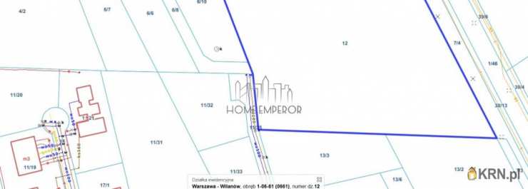 Warszawa, Wilanów/Kępa Zawadowska, ul. Włóki, Działki  na sprzedaż, 