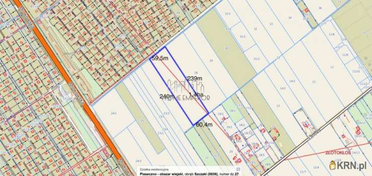 Szczaki, ul. Mrokowska, , Działki  na sprzedaż