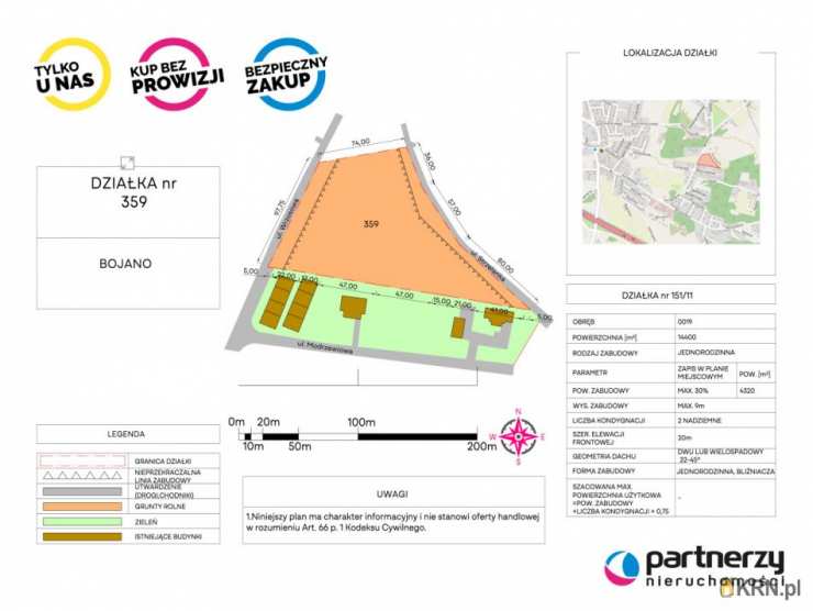 PARTNERZY Nieruchomości sp. z o.o., Działki  na sprzedaż, Bojano, ul. Wrzosowa