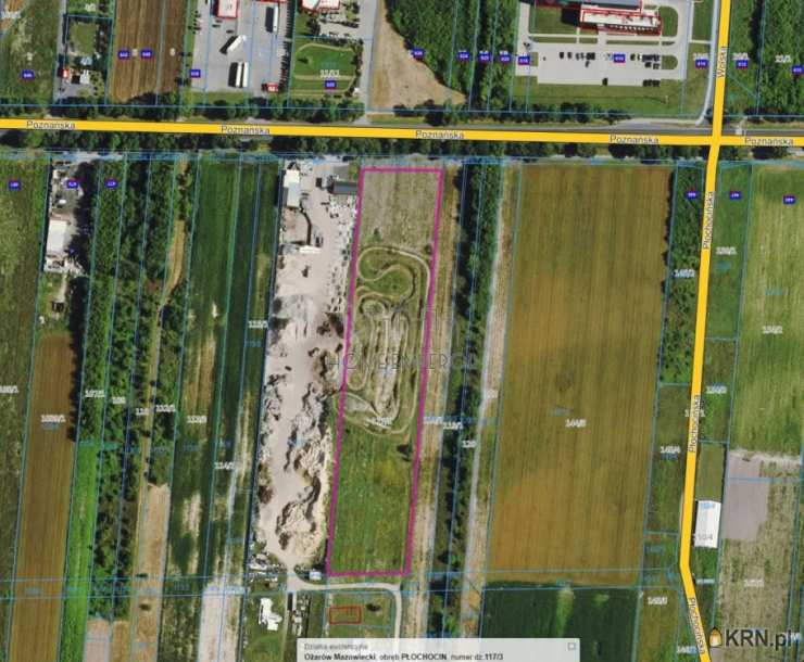 Płochocin, ul. Poznańska, Działki  na sprzedaż, 