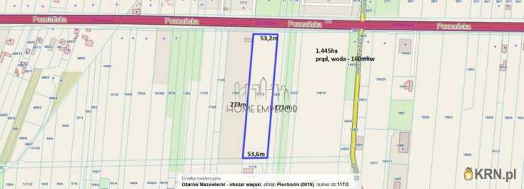 , Płochocin, ul. Poznańska, Działki  na sprzedaż