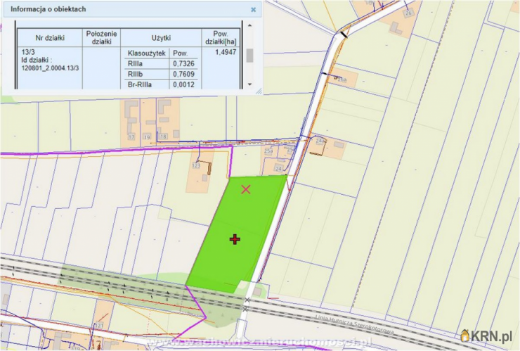 Dąbrowiec, ul. , Działki  na sprzedaż, 