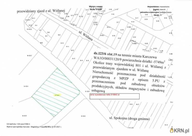 Karczew, ul. , Działki  na sprzedaż, 