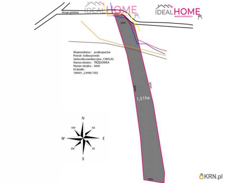 , Działki  na sprzedaż, Trzęsówka, ul. 