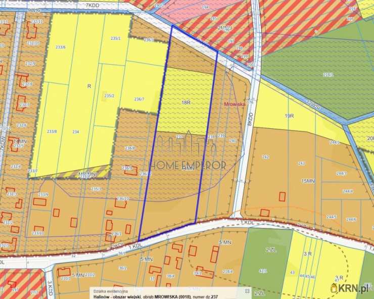 Działki  na sprzedaż, Mrowiska, ul. , 