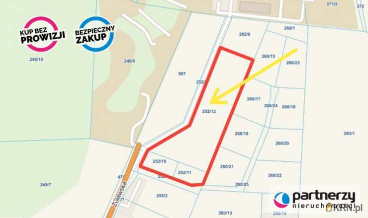 PARTNERZY Nieruchomości sp. z o.o., Działki  na sprzedaż, Pszczółki, ul. Żuławska