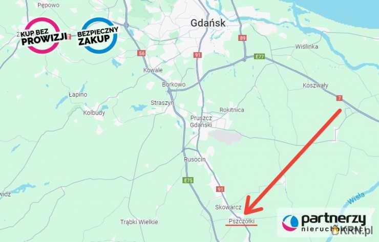 Działki  na sprzedaż, , Pszczółki, ul. Żuławska