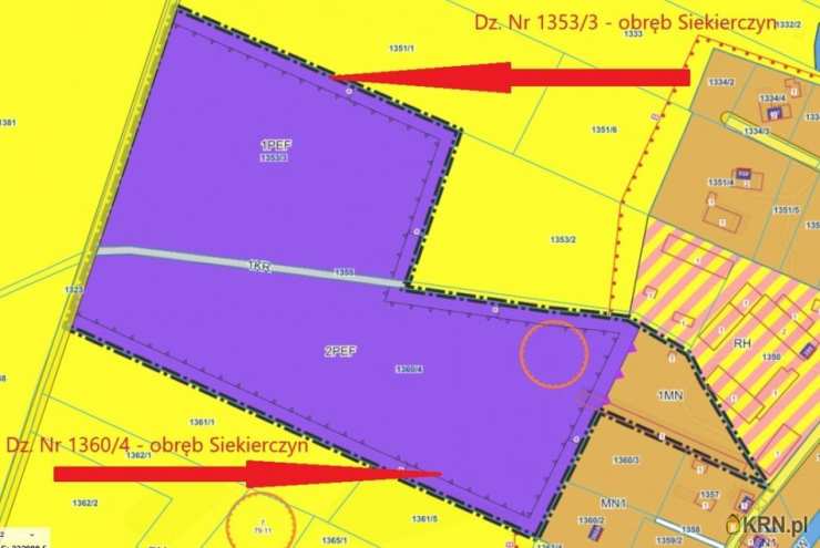 Działki  na sprzedaż, Siekierczyn, ul. , 