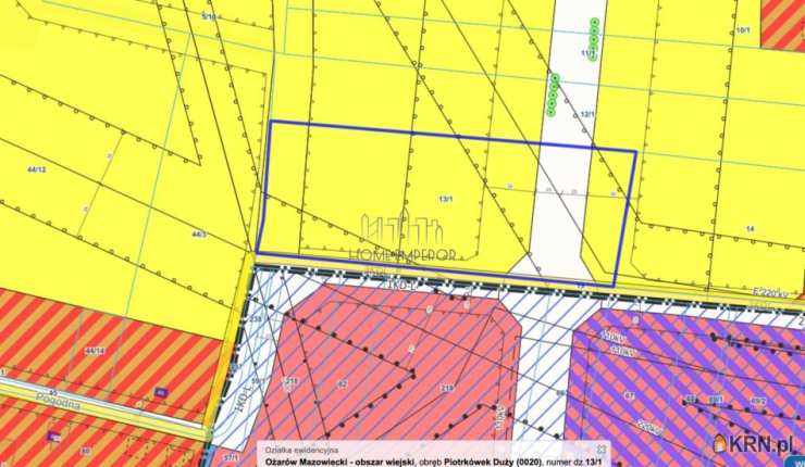 Działki  na sprzedaż, Piotrkówek Duży, ul. , 
