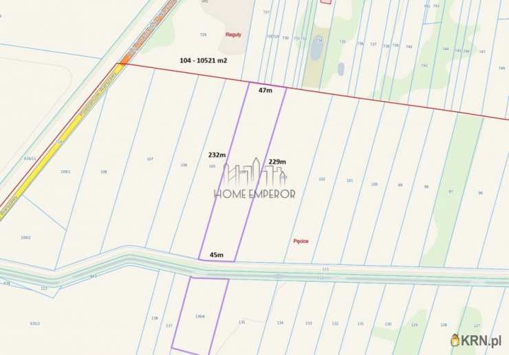 Pęcice, ul. Pęcicka, Działki  na sprzedaż, 