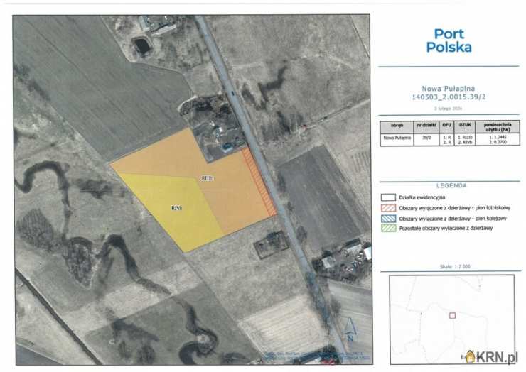 , Działki  do wynajęcia, Nowa Pułapina, ul. 