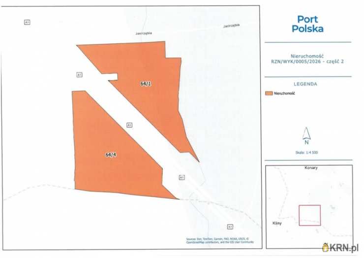 , Działki  do wynajęcia, Jastrzębia, ul. 