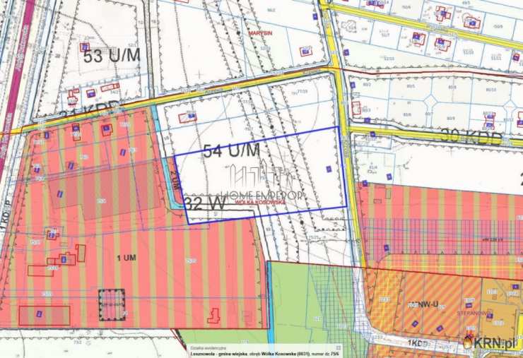 Działki  na sprzedaż, Wólka Kosowska, ul. Krzywa, 
