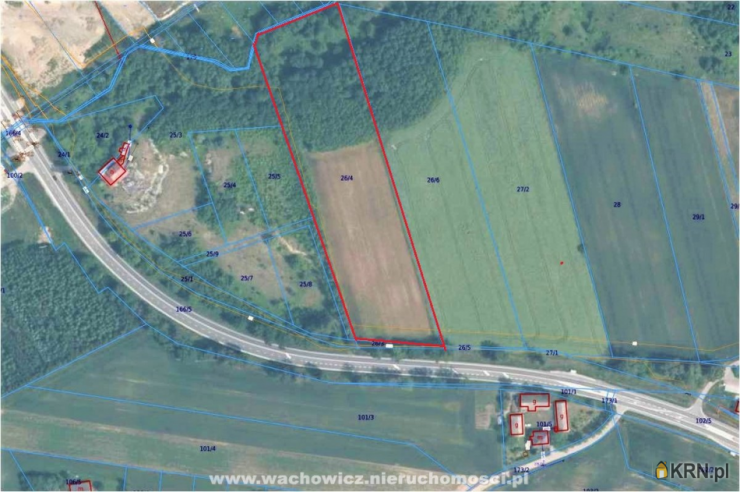 WACHOWICZ NIERUCHOMOŚCI - Agencja Nieruchomości i Ubezpieczeń Damian Wachowicz, Działki  na sprzedaż, Orłów, ul. 