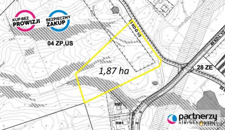 Gdynia, Dąbrowa, ul. Łanowa, Działki  na sprzedaż, 