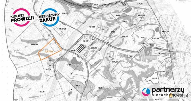 Gdynia, Dąbrowa, ul. Łanowa, , Działki  na sprzedaż
