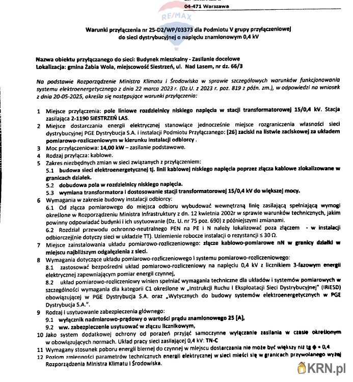 Siestrzeń, ul. , , Działki  na sprzedaż