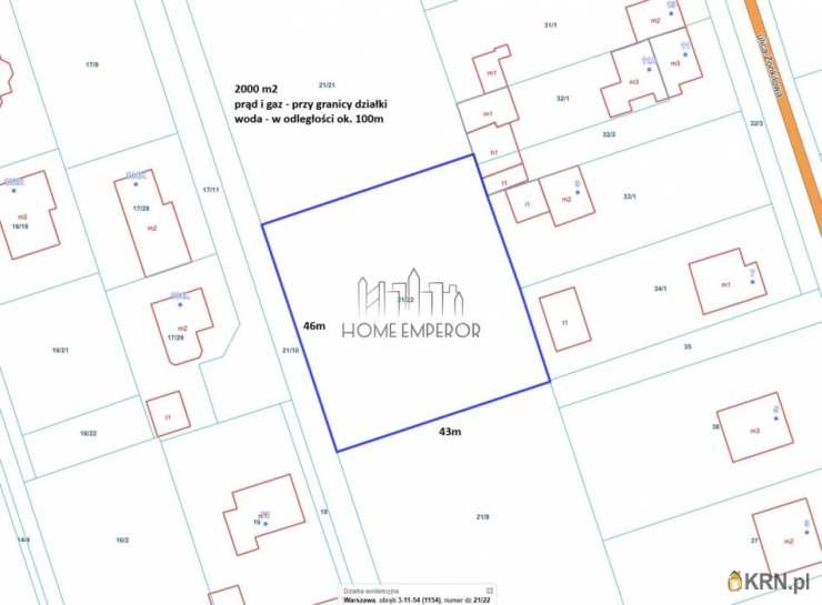 Działki  na sprzedaż, , Warszawa, Wawer/Międzylesie, ul. Zwoleńska
