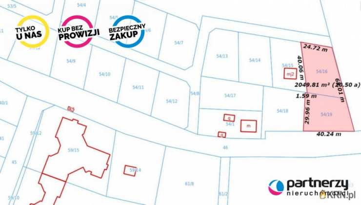 Działki  na sprzedaż, , Kostkowo, ul. Wejherowska