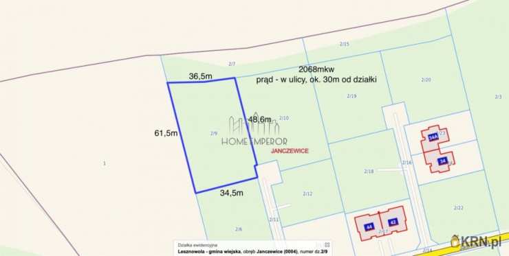Janczewice, ul. Jaśminowa, Działki  na sprzedaż, 