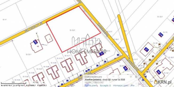 , Józefów, ul. Godebskiego, Działki  na sprzedaż