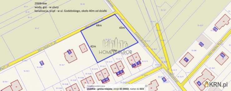 Home Emperor Sp. z o.o., Działki  na sprzedaż, Józefów, ul. Godebskiego