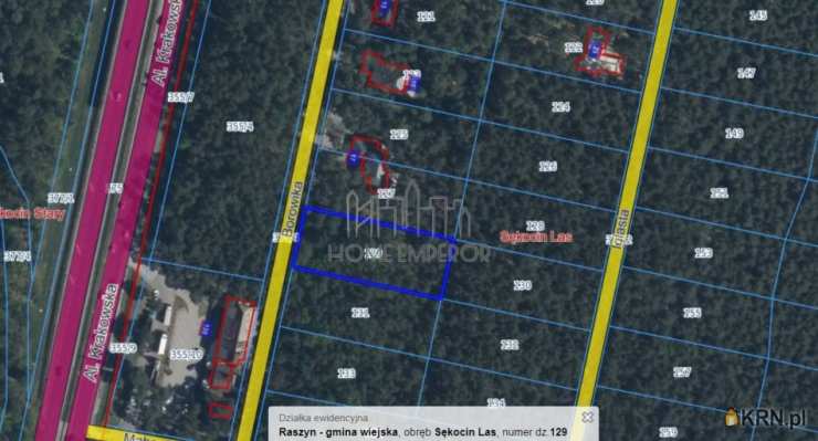 Sękocin Las, ul. Borowika, , Działki  na sprzedaż