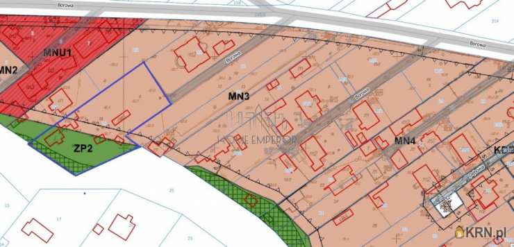 Działki  na sprzedaż, Konstancin-Jeziorna, Klarysew, ul. Borowa, 