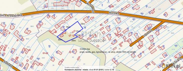 Konstancin-Jeziorna, Klarysew, ul. Borowa, Działki  na sprzedaż, 