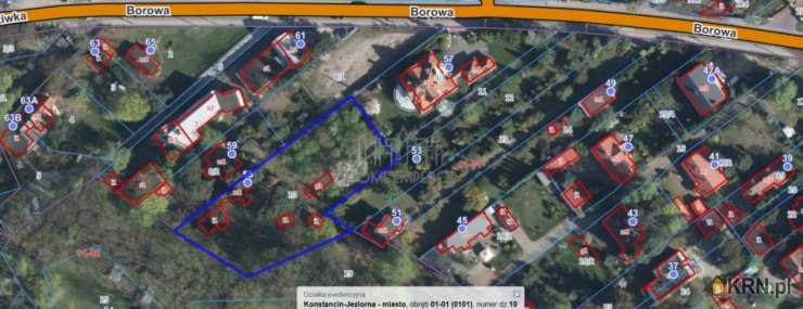 Konstancin-Jeziorna, Klarysew, ul. Borowa, , Działki  na sprzedaż
